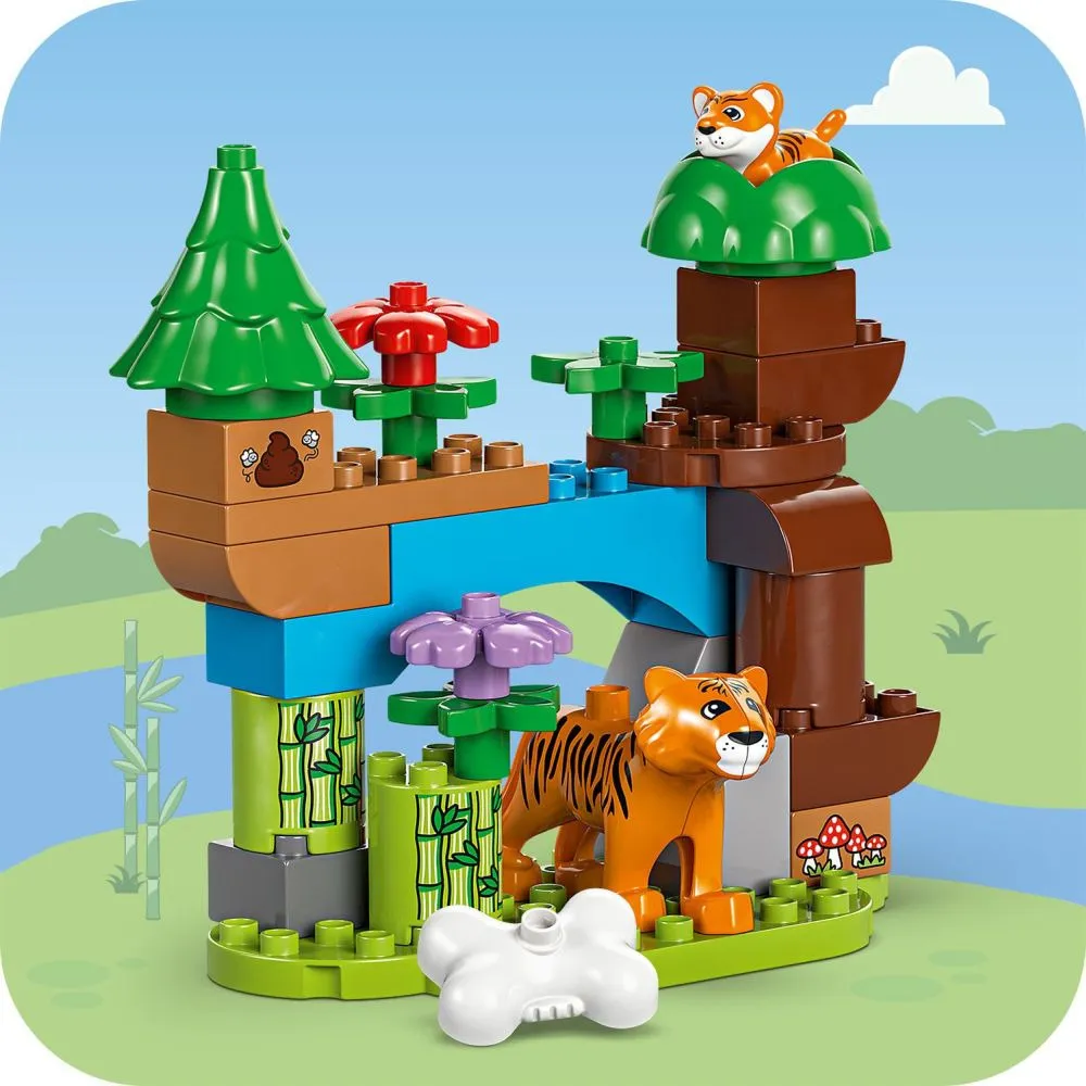 DUPLO® 10446 Famiglie di animali selvatici 3 in 1
