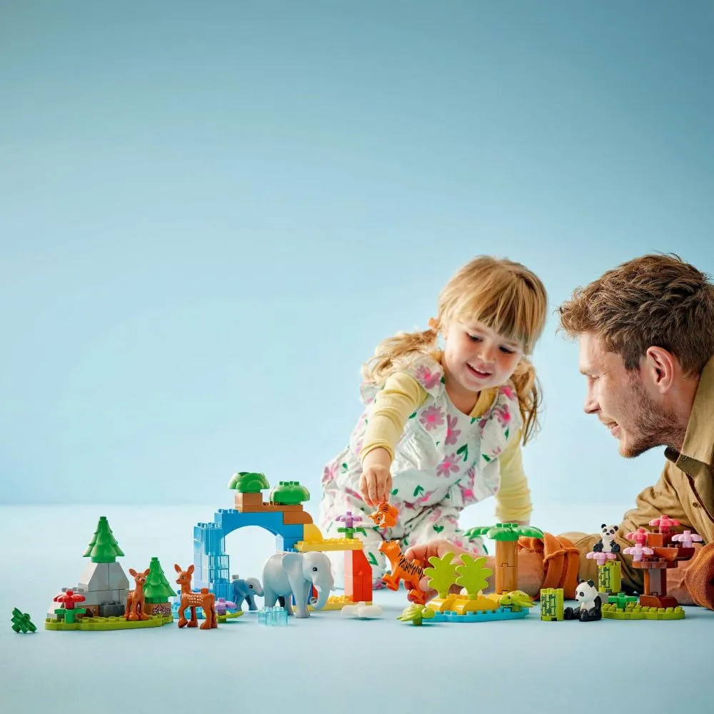 DUPLO® 10446 Famiglie di animali selvatici 3 in 1