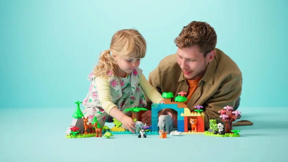 DUPLO® 10446 Famiglie di animali selvatici 3 in 1