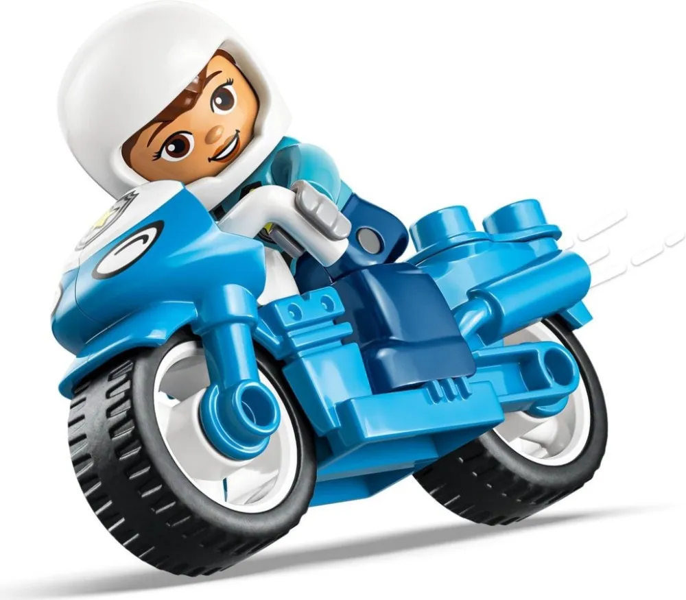 DUPLO® 10471 Motocicletta della polizia blu