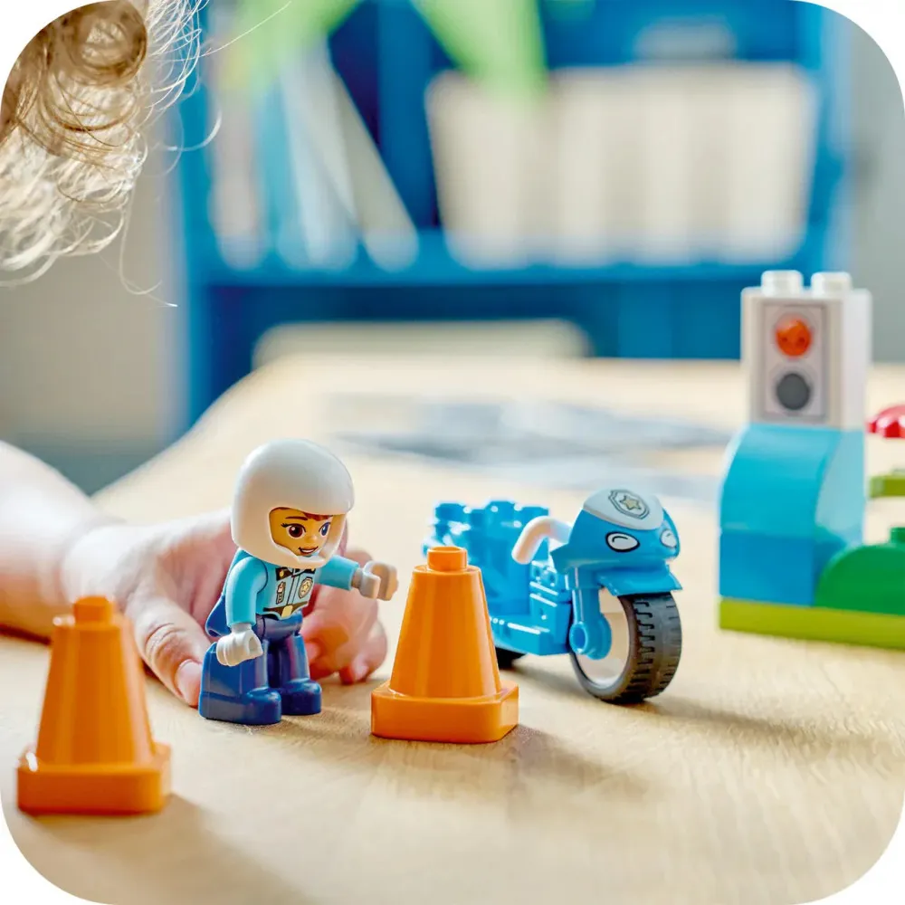 DUPLO® 10471 Motocicletta della polizia blu