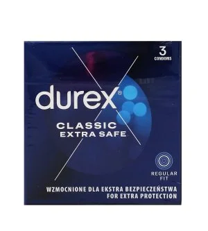 Durex Classic Extra Safe preservativi 3 pz.