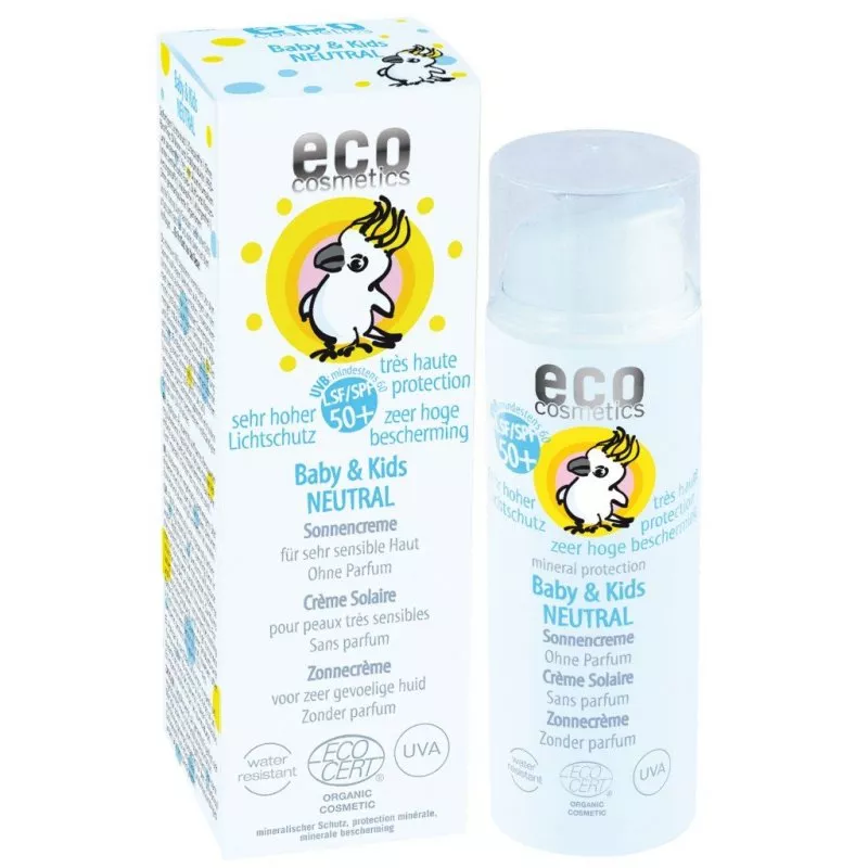 Eco Cosmetics Baby Baby Protezione solare neutra SPF 50 BIO (50 ml)