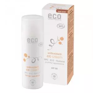 Eco Cosmetics CC cream SPF 30 BIO - dark (50 ml) - cura completa per la tua pelle