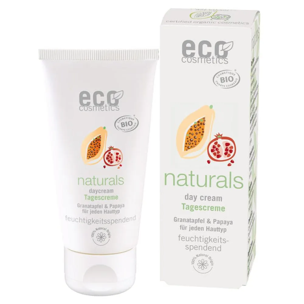 Eco Cosmetics Crema da giorno BIO (50 ml) - con melograno e papaia