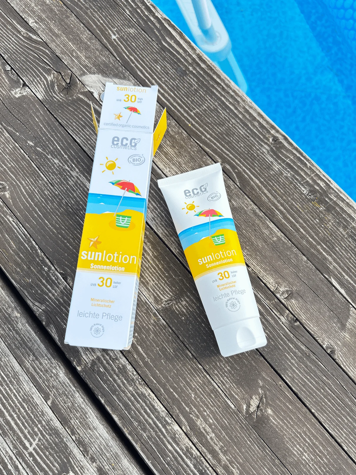 Eco Cosmetics Latte solare SPF 30 BIO (125 ml) - con ossido di zinco