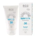 Eco Cosmetics Latte solare SPF 30 Sensitive BIO (75 ml) - con filtri minerali naturali
