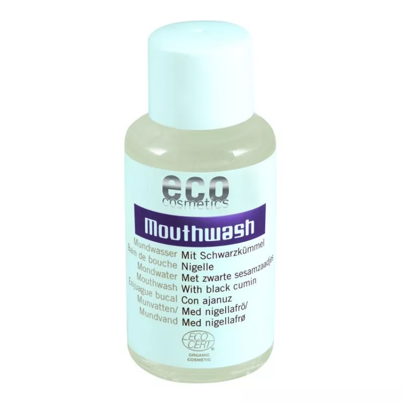 Eco Cosmetics Collutorio con Echinacea BIO (50 ml) - con estratti di salvia ed echinacea