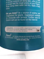 Ecodis Anaé di sale di Epsom (1 kg) - per bagno, scrub e giardino