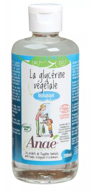 Ecodis Anaé di glicerina vegetale BIO (200 ml) - idrata e ammorbidisce la pelle