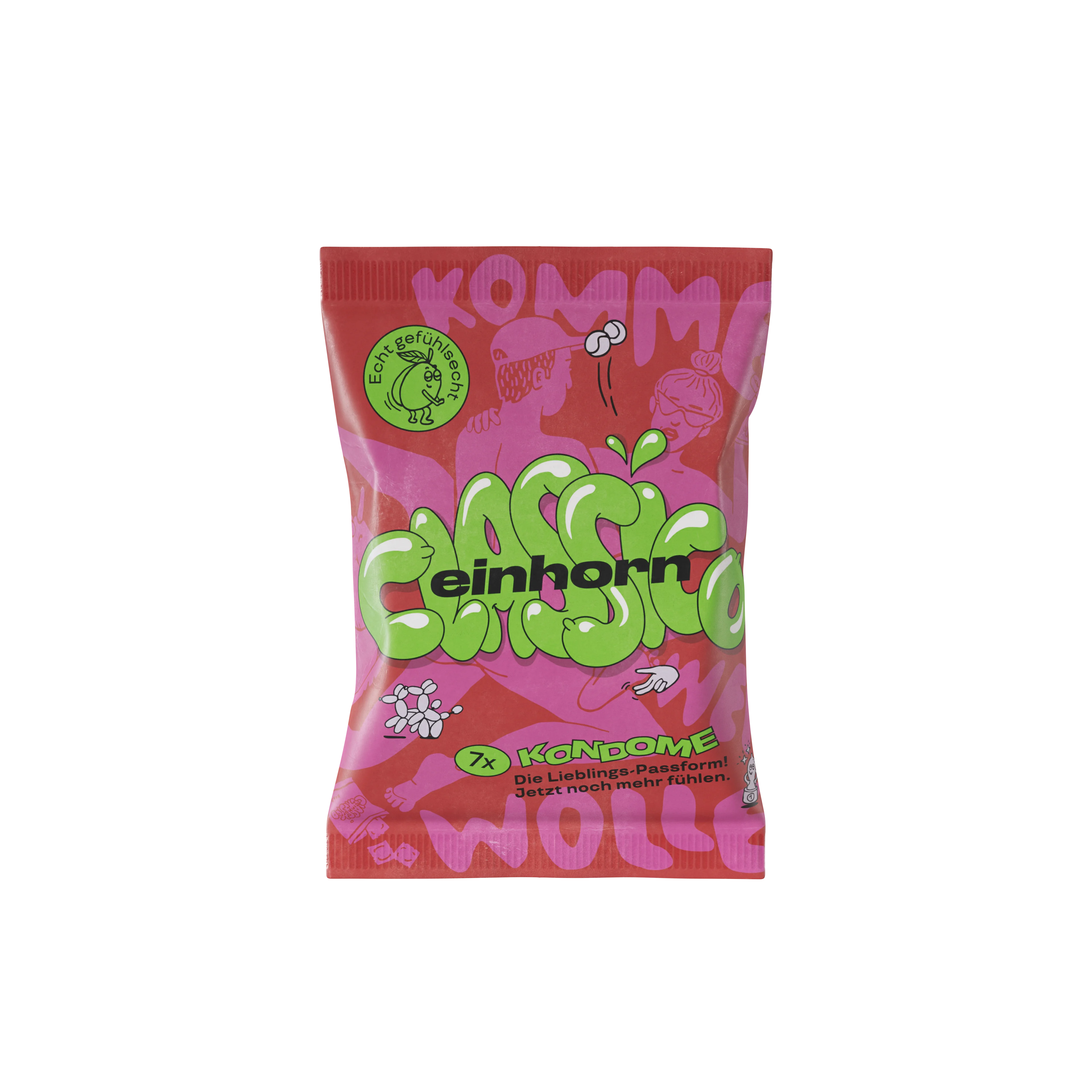 Einhorn Preservativi Classic 3 pz - vegani, senza profumazione