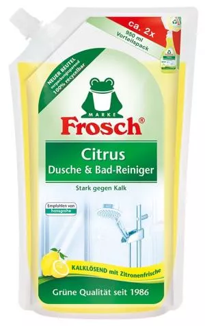 Frosch EKO Detergente per bagno e doccia con limone - ricarica (950 ml)