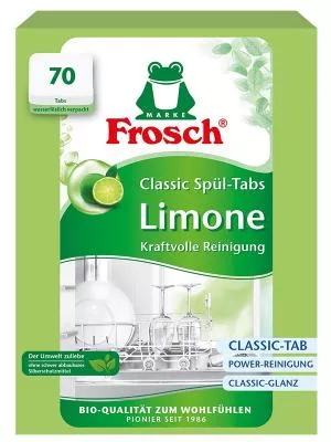 Frosch Compresse per lavastoviglie ECO Classic Lime (70 compresse)