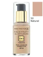 Facefinity 3in1 Fondotinta - 50 Natural 30 ml