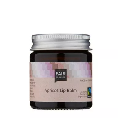Fair Squared Balsamo per le labbra con albicocca (20 g) - in barattolo di vetro