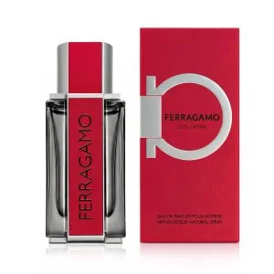 Salvatore Ferragamo Red Leather Eau de Parfum da uomo