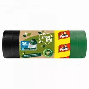 FINO Sacchetti per rifiuti a scomparsa Green Life - 35 l (15 pz.)