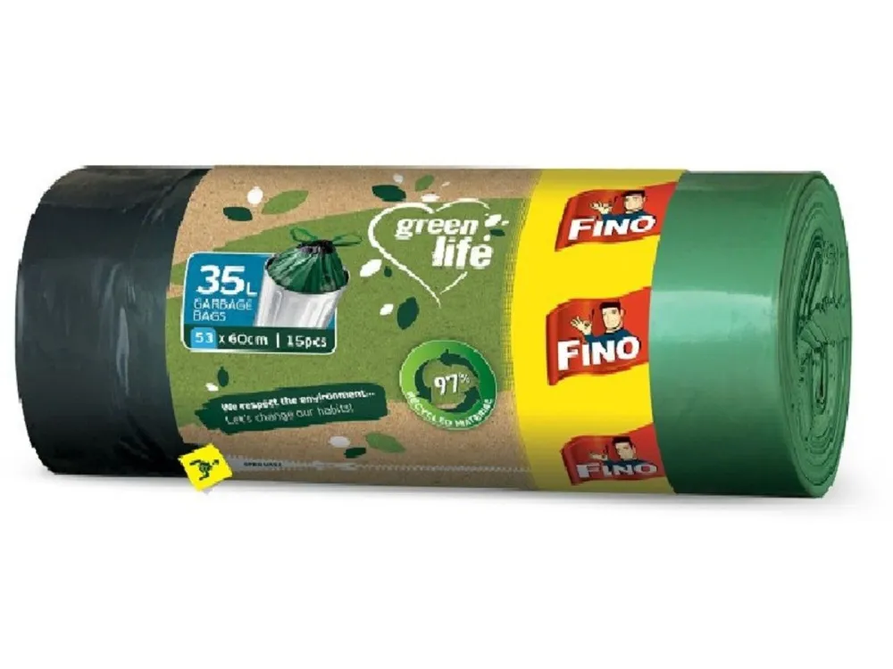 FINO Sacchetti per rifiuti a scomparsa Green Life - 35 l (15 pz.)
