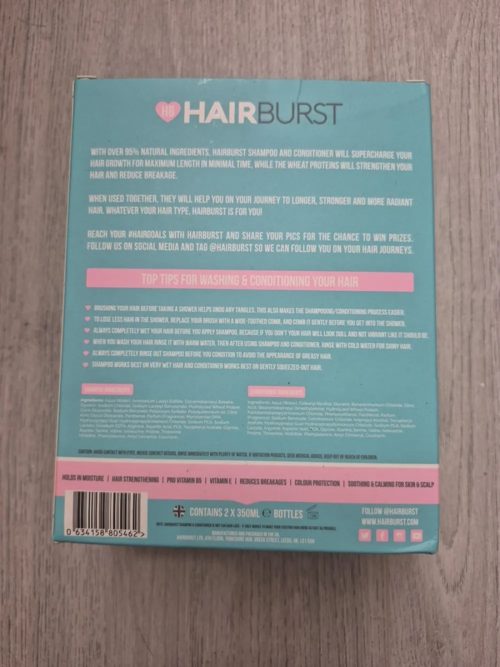 Set Shampoo & Balsamo per Capelli Lunghi