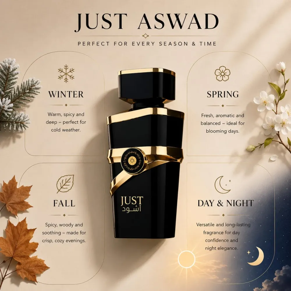 Just Aswad eau de parfum per uomo 100 ml