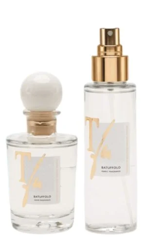 Gift Box Batuffolo Bastoncini ml 100 Profumo per Ambiente + Spray ml 100 Profumo per Tessuti