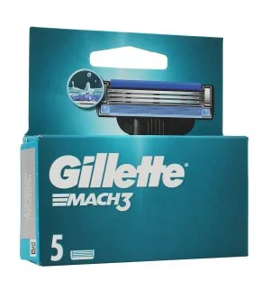 Gillette Mach3 Lame di ricambio 5 pezzi