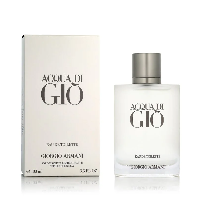 Acqua di Giò Pour Homme Eau de Toilette ricaricabile da uomo 100 ml