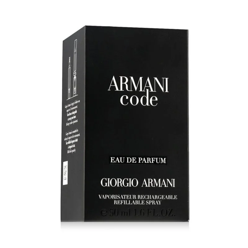 Armani Code Eau de Parfum ricaricabile da uomo 50 ml