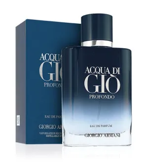 Giorgio Armani Acqua di Gio Profondo eau de parfum per uomo 100 ml flacone ricaricabile