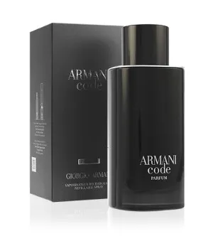Giorgio Armani Code Parfum profumo per uomo 125 ml flacone ricaricabile