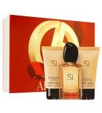 Sì set regalo per donne eau de parfum 50 ml + gel doccia 50 ml + latte corpo 50 ml 50 ml + sprchový gel 50 ml + tělové mléko 50 ml