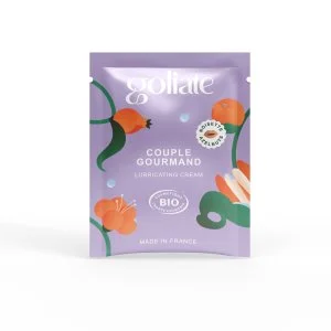 Goliate Olio commestibile da massaggio e lubrificante 2in1 BIO - nocciola 2 ml - campione - per lei e per lui