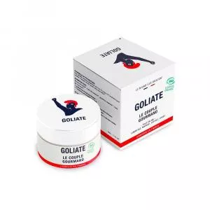 Goliate La Coppia Gourmet BIO olio commestibile per massaggi e lubrificazione 2in1 (50 ml) - con aroma e gusto di nocciola