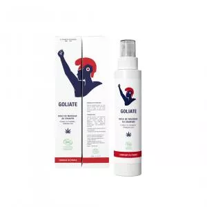 Goliate Olio da massaggio rilassante con canapa BIO (100 ml) - adatto al massaggio erotico