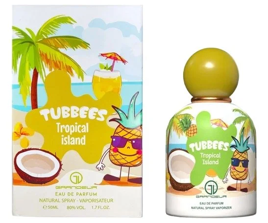 Tubbees Tropical Island Eau de Parfum Unisex 50 ml