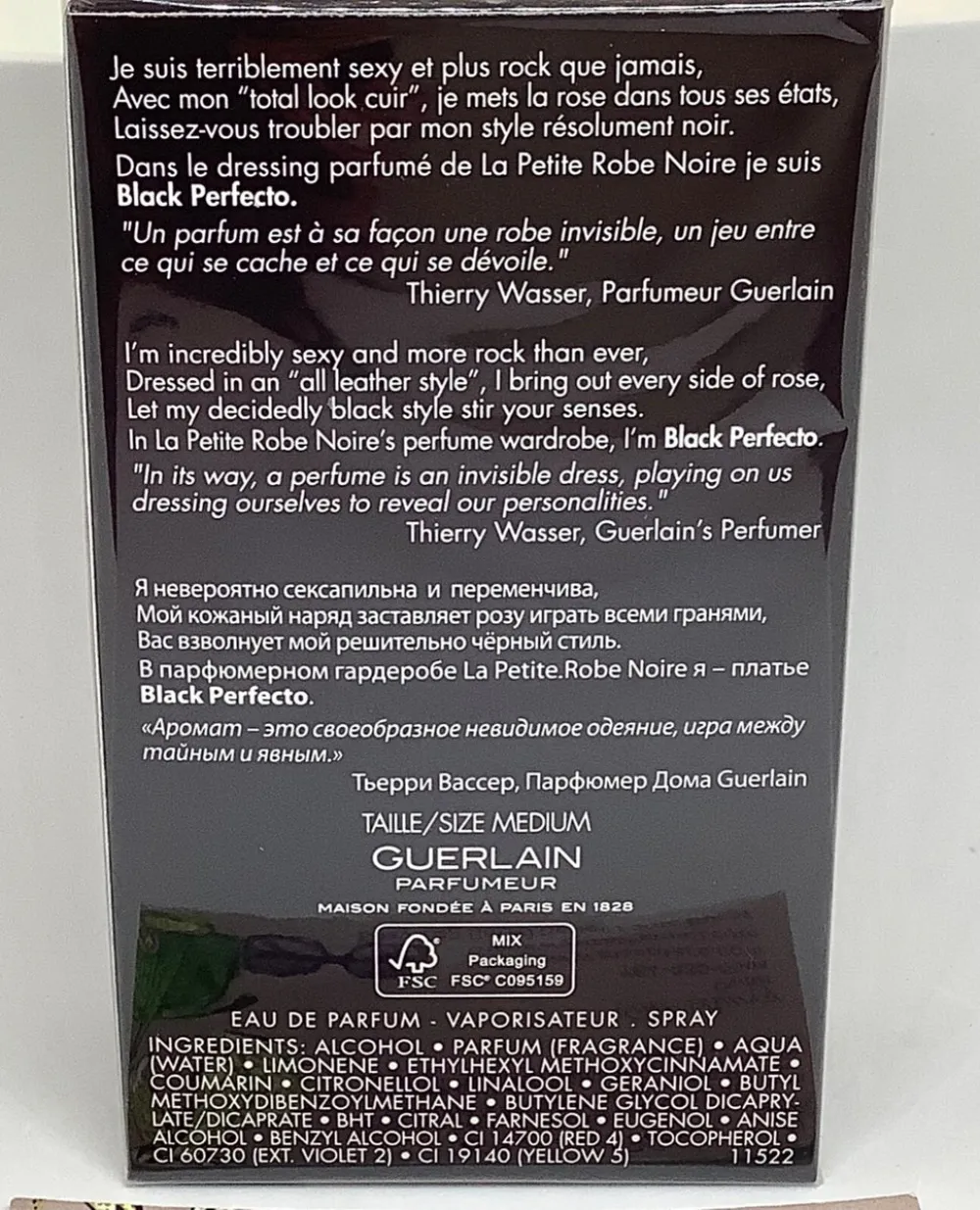 Black Perfecto by La Petite Robe Noire eau de parfum per donne 50 ml