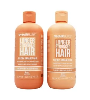 Hairburst Longer Stronger Hair Dry & Damaged set per capelli secchi e danneggiati shampoo 350 ml + balsamo