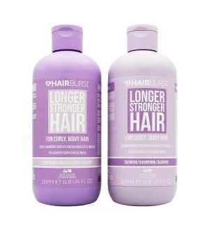 Hairburst Longer Stronger Hair Curly set per capelli ricci shampoo 350 ml + balsamo