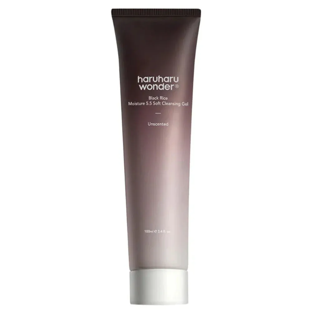 Wonder Black Rice Moisture 5.5 Soft Cleansing Gel gel detergente viso delicato con pH 5,5 100 ml