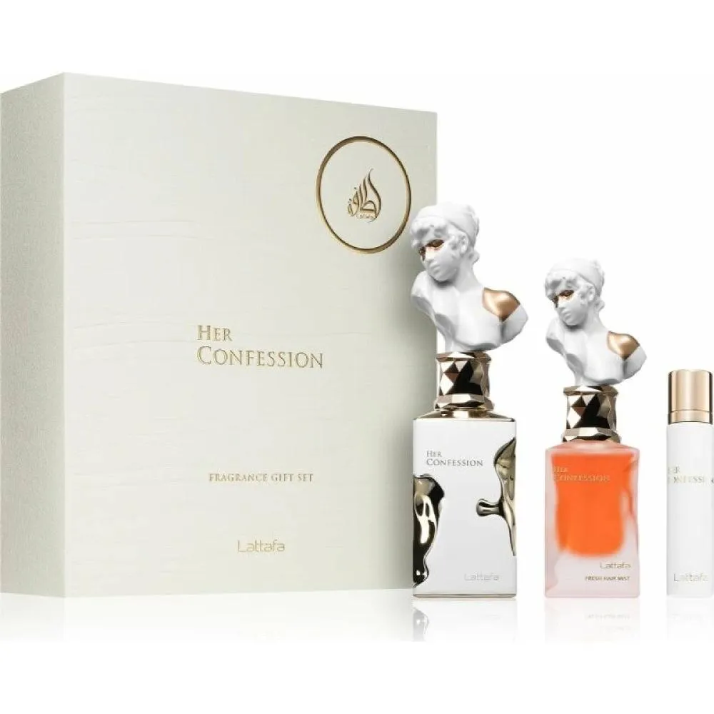 Her Confession 100 ml + EDP MINI 12 ml + nebbia per capelli eau de parfum da donna 50 ml