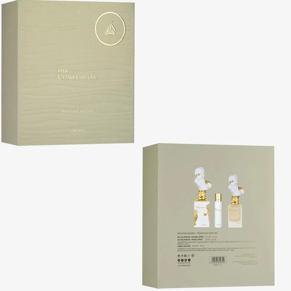 Her Confession 100 ml + EDP MINI 12 ml + nebbia per capelli eau de parfum da donna 50 ml