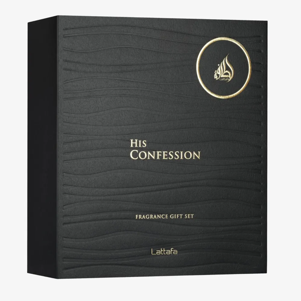 His Confession 100 ml + EDP MINI 12 ml + gel doccia eau de parfum da uomo