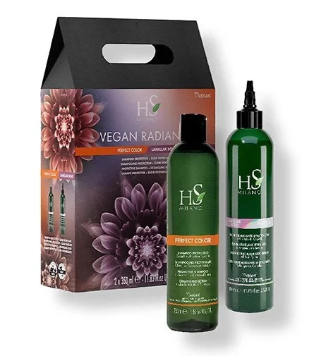 Vegan Radiance Color Care set Protective Shampoo 350 ml + Lamellar Bond Leave-In Treatment