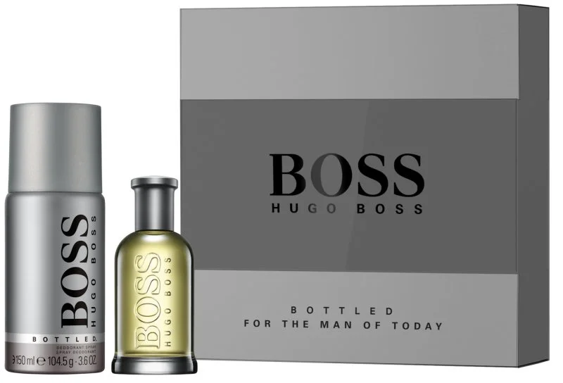 Boss Bottled confezione regalo 50 ml + deodorante eau de toilette da uomo