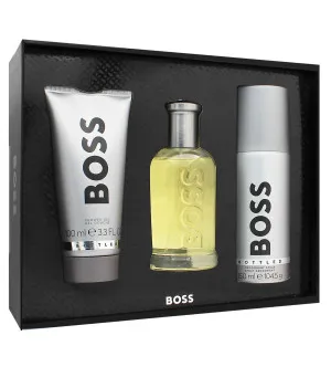 Hugo Boss Boss Bottled set regalo per uomo eau de toilette 100 ml + gel doccia 100 ml + deodorante spray 150 ml