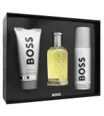 Boss Bottled set regalo per uomo eau de toilette 100 ml + gel doccia 100 ml + deodorante spray 150 ml 100 ml + sprchový gel 100 ml + deosprej 150 ml