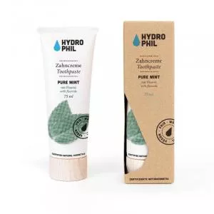 Hydrophil Dentifricio al fluoro di menta (75 ml) - in un tubo di legno d'abete