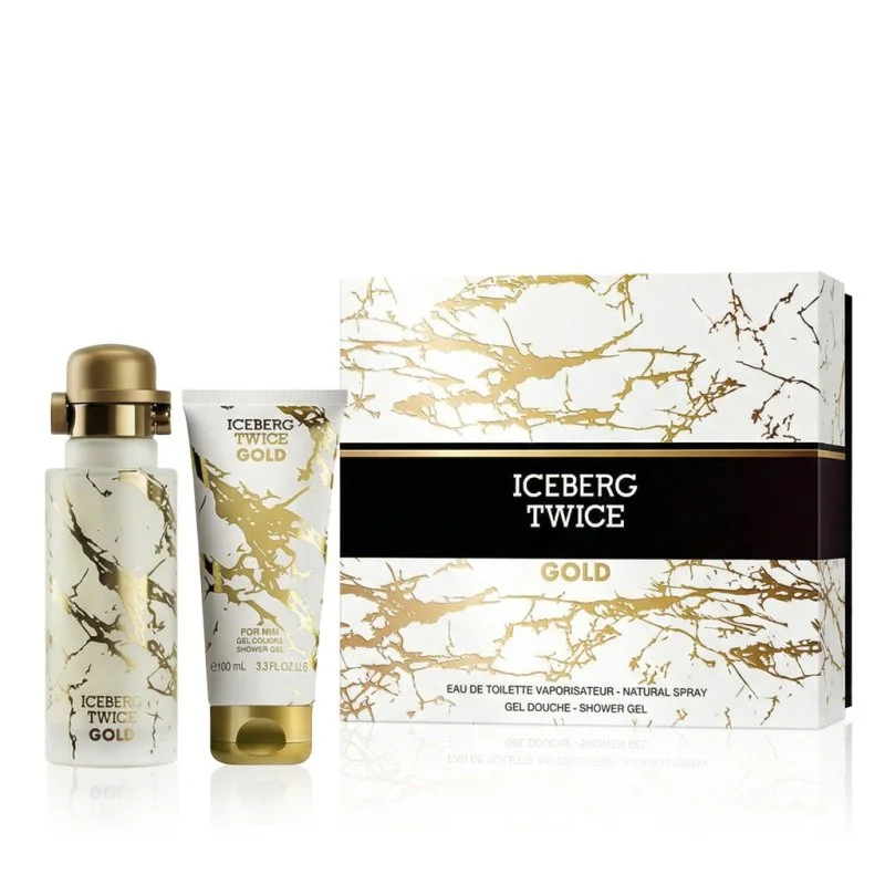 Iceberg Twice Gold eau de toilette da uomo 125 ml + gel doccia 100 ml