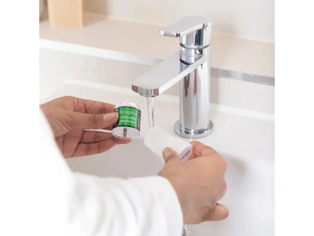 Incognito Citronela deodorante protettivo ai cristalli (50 ml) - non profuma di insetti fastidiosi