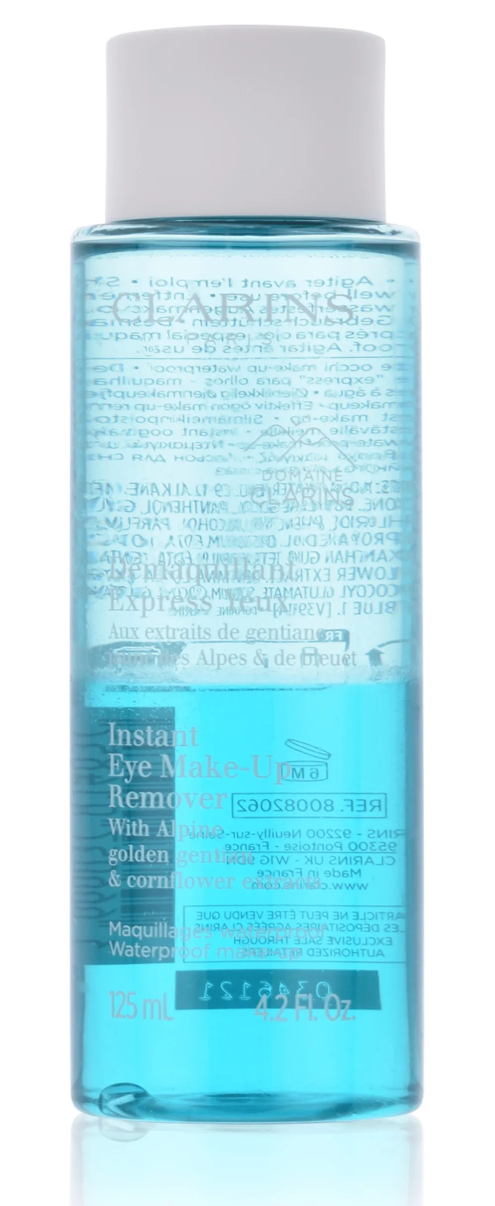 Struccante Occhi Istantaneo con Estratti di Genziana Dorata Alpina e di Fiordaliso 125 ml